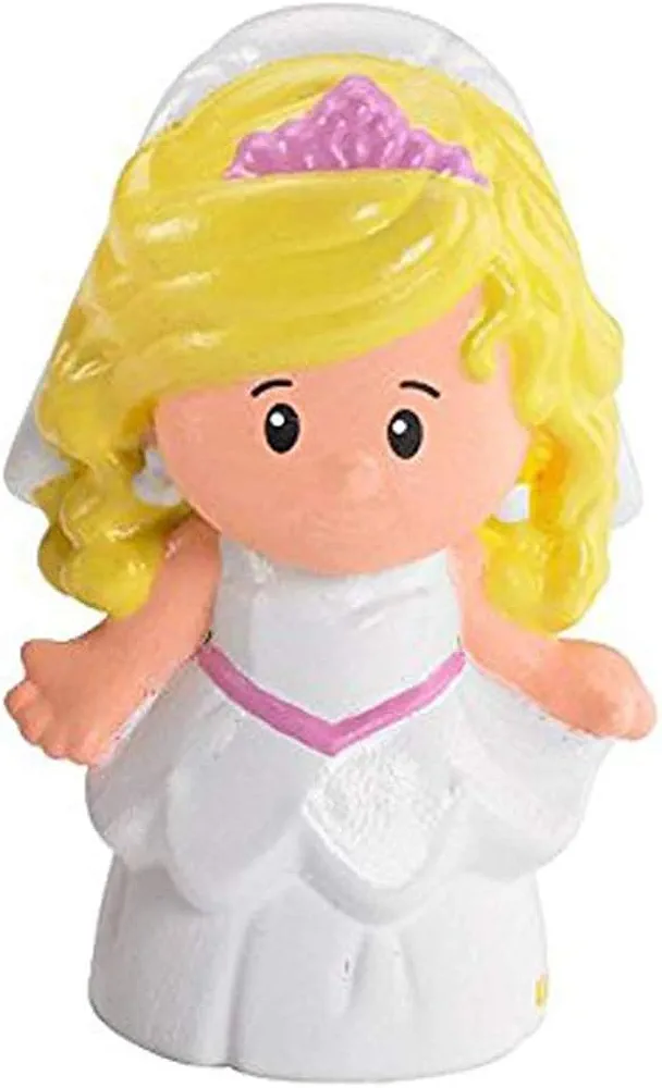 Replacement Parts for Fisher-Price Little People Wedding Tube - P0131 - Replacement Blonde Bride Figure