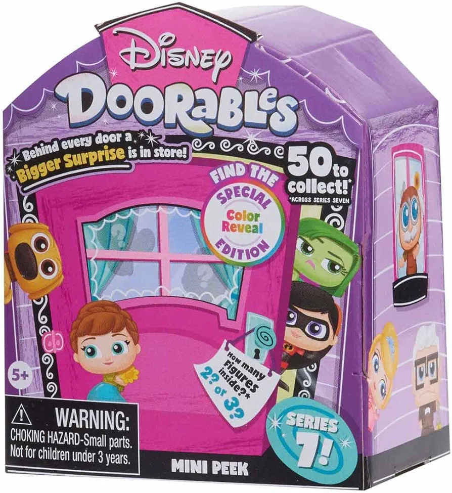 JP Disney Doorables JPL44504 Disney Doorables Mini Peek Series 6 in CDU, Multi Colour