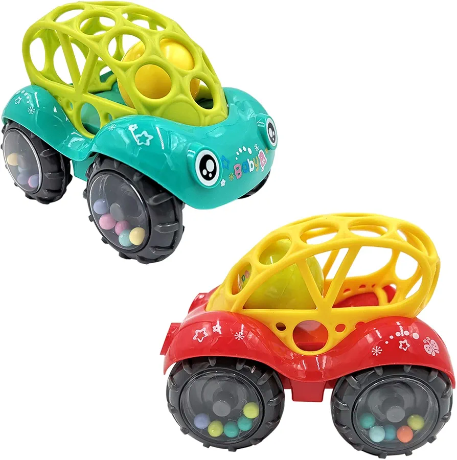 Toy Cars for Toddlers 1-3 - Baby Car Toys for 3-18 Months, Car Toys for 1-5 Year Olds Boy Girl, Baby Toy Cars 3-18 Months Baby Trucks for 3-18 Month