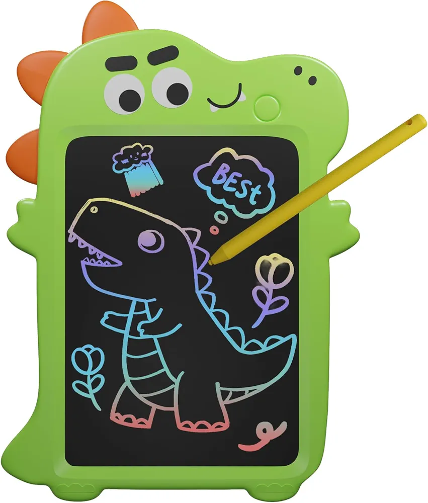 Drawing Writing Tablet, Easel for Kids, Toddlers Drawing Toy Educational Learning Drawing Pad Doodle Board for Toddlers 3-12 Year Old Girls Boys(Dinosaur)