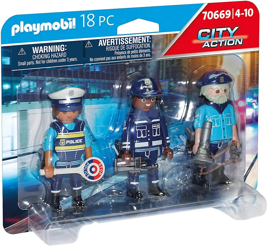 Playmobil Police Figure Set