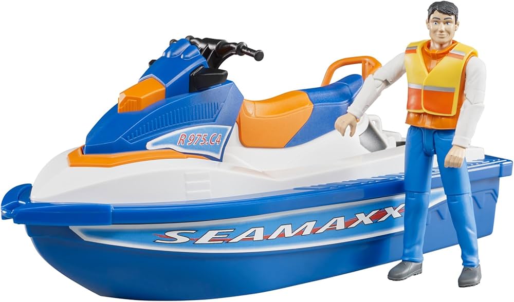 Bruder 63150 Personal Water Craft with Driver Vehicles - Toys