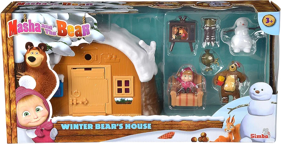 Simba Masha and The Bear - Winter Bear's House Playset