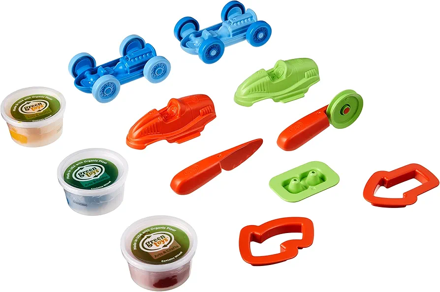 Green Toys Race Car Maker Dough Set CB