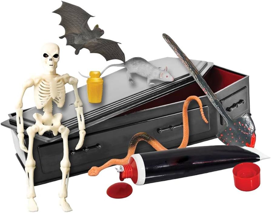 ULTIMATE Black Coffin Casket Playset for Wrestling Action Figures