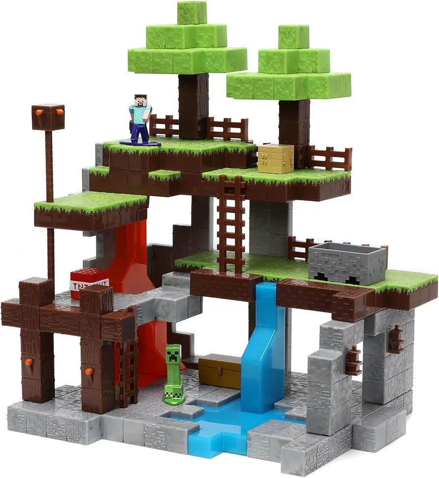 Jada Mundo Minecraft con 10 nanofiguras, multicolor (253265006)