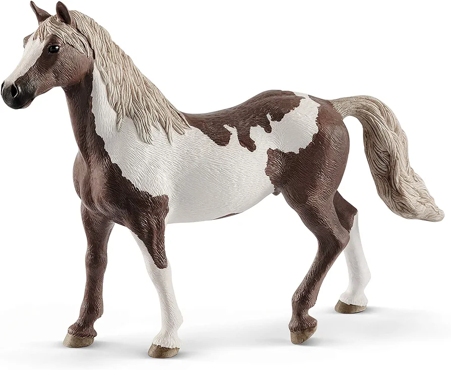 Schleich Horse Club, Realistic Horse Toys for Girls and Boys, Paint Horse Gelding Horse Figurine, Ages 5+