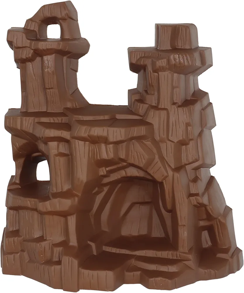 TimMee Battle Mountain Scenery - Brown Figure Display & Play Terrain - USA Made