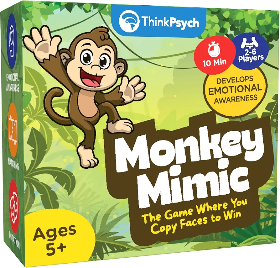 Monkey Mimic - Copy Faces to Win | Fun & Educational Kids Games | Ages 5+ | Social Emotional Learning Activities | Therapy Games | Easy to Play!