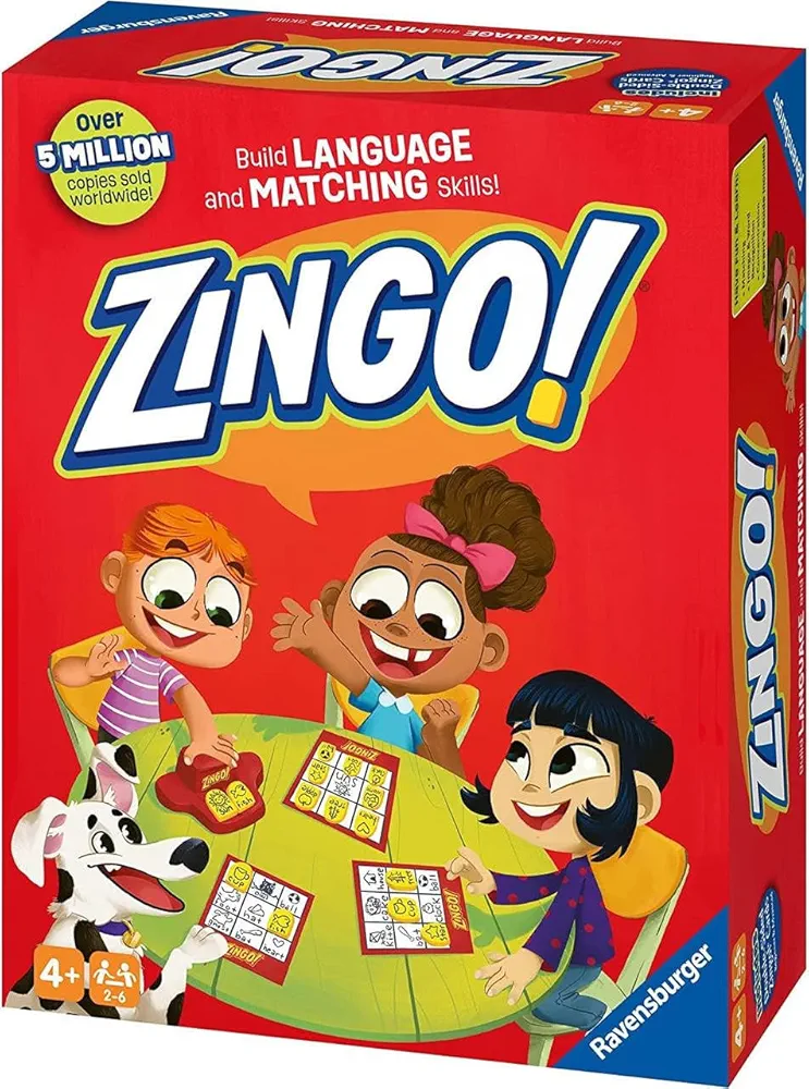 Ravensburger Zingo Bingo Game - Learning and Educational Toys for Kids Age 4 Years Up