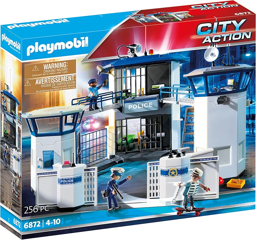 PLAYMOBIL 6872 Police Command Center with Prison