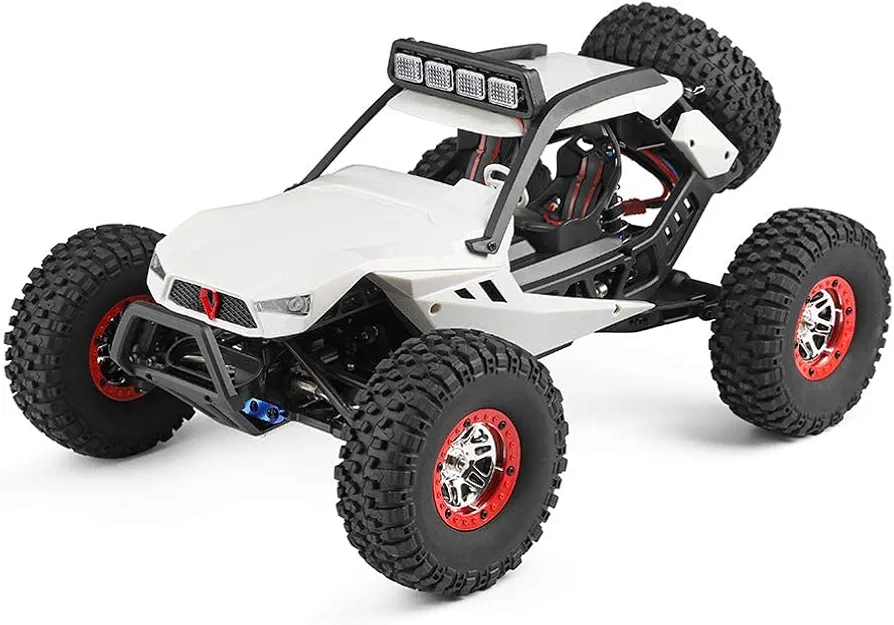 WLtoys WL 12429 1/12 4WD RC Racing Car High Speed Off-Road Remote Control Alloy Crawler Truck LED Light Buggy Toy Kids Gift RTF (12429 3 * 1500)