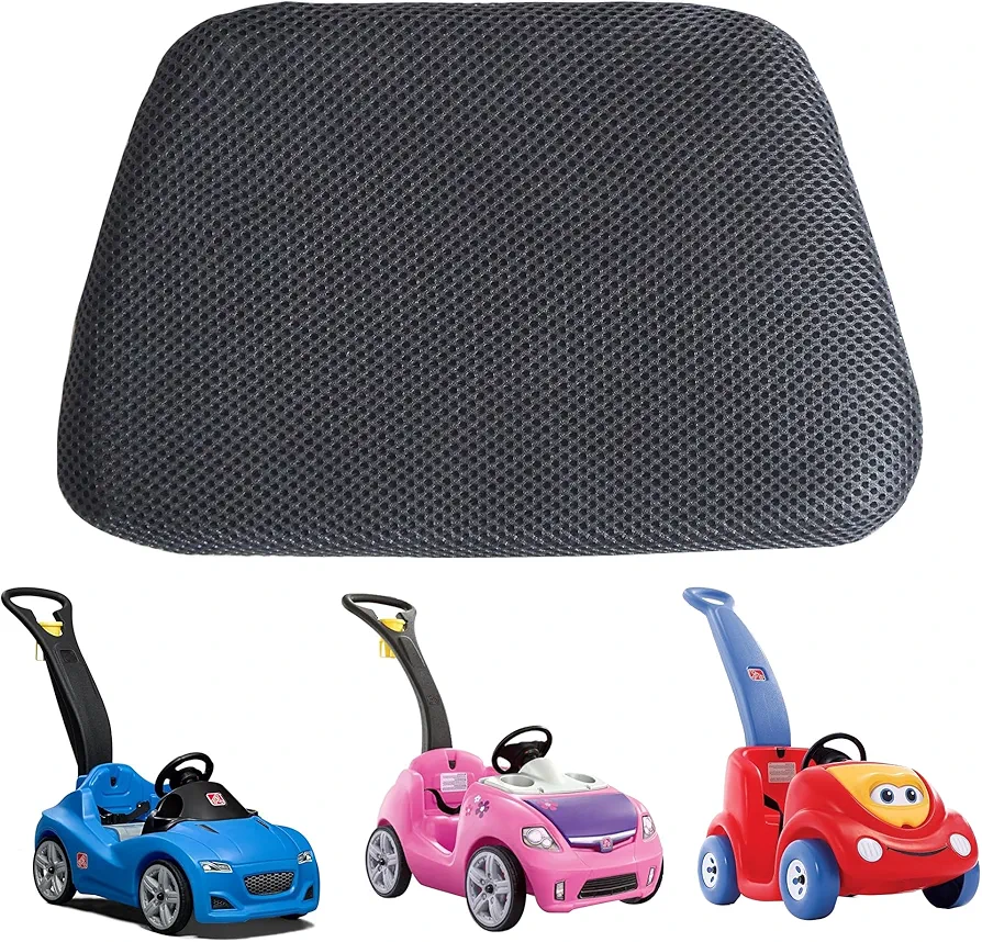 Kids Push Car Set Cushion，Ride On Car Set Cushion，Suitable for Step2 Push Around Buggy 10th Anniversary Edition/Whisper Ride Cruiser/Whisper Ride II/GT/Other Brands of Kids Push Car of The Same Size