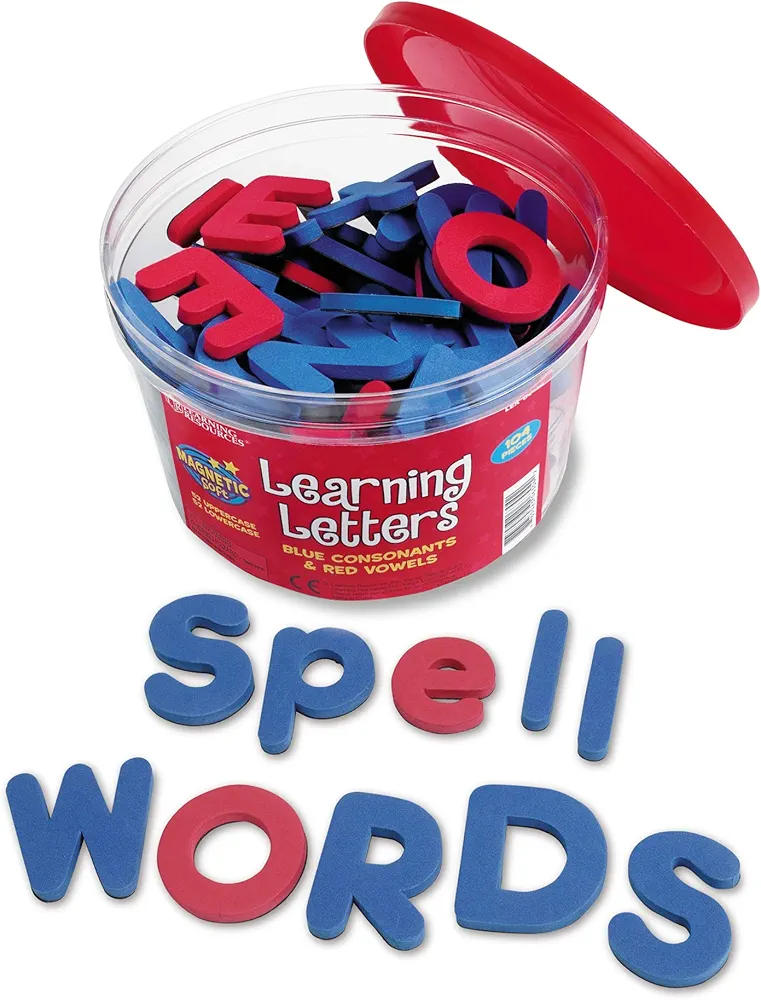 Learning Resources Magnetic Soft Learning Letters,Alphabet,Letters & Words,Back to School Supplies,Teacher Supplies for Classroom