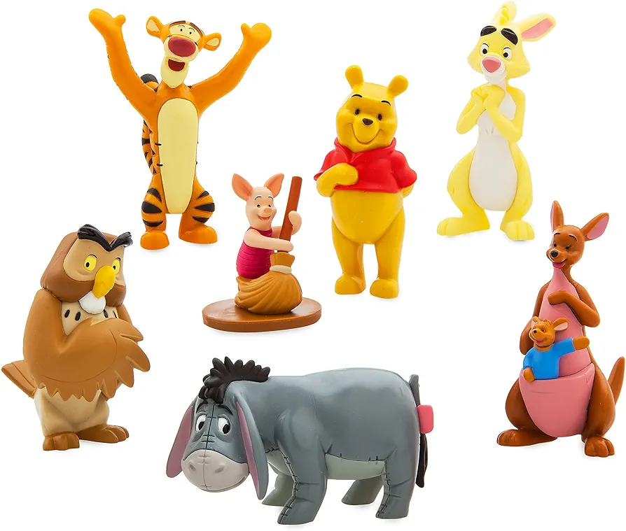 Disney Winnie The Pooh 7 Figure Play Set