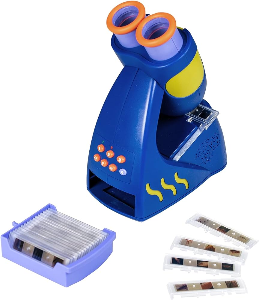 Educational Insights GeoSafari Jr. Talking Microscope Featuring Bindi Irwin: Microscope for Kids, STEM & Science Toy, Interactive Learning, Ages 3+