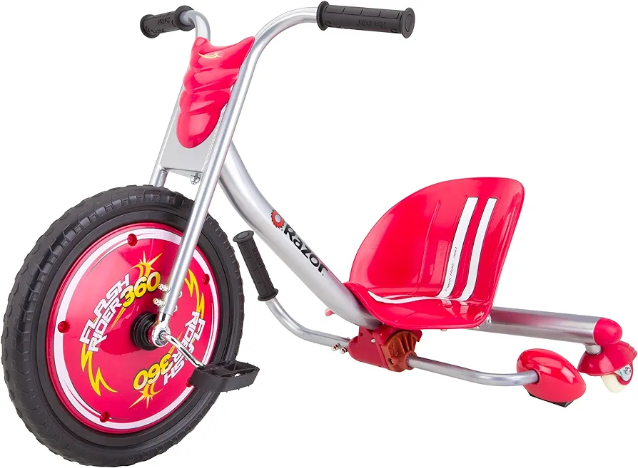 Razor 360 Caster Trike for Kids Ages 6+ - Replaceable Spark cartridges, Lightweight, MX Style Handlebars, for Riders up to 160 lbs