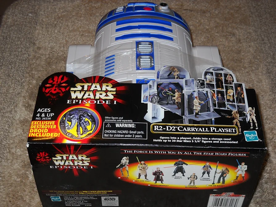 Star Wars Episode 1 R2-D2 Carryall Playset with Exclusive Destroyer Droid Figure