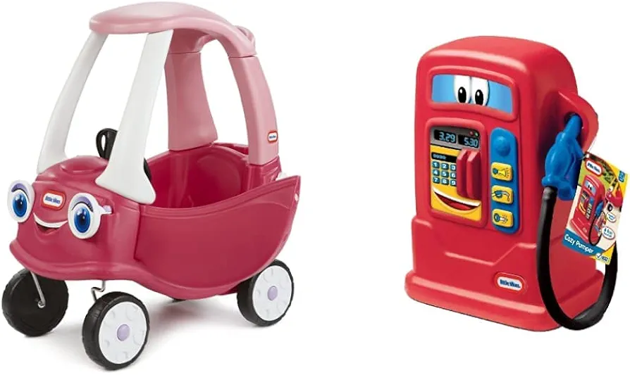 Little Tikes Princess Cozy Coupe and Cozy Pumper - Bundle