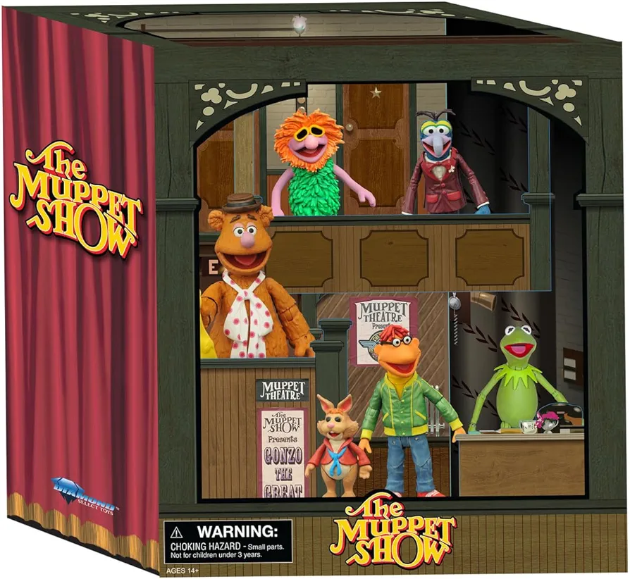 The Muppets Deluxe Backstage Action Figures Boxed Set