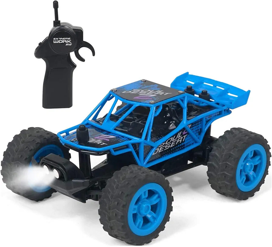 WOWRC 1/32 Scale RC Car Remote Control Car 25KM/h Led Light High Speed Buggy 2.4Ghz RTR Fast Vehicle Hobby Toys for Boys Kids Gift