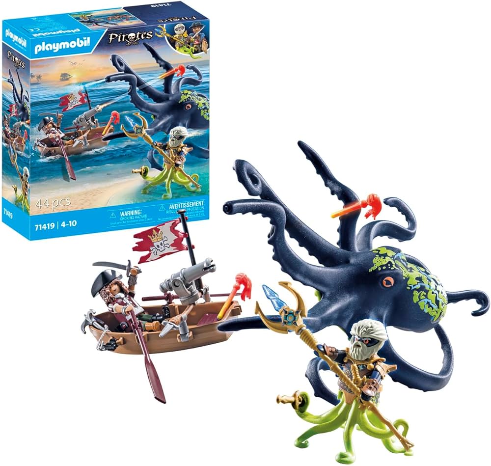 Playmobil Pirates: Battle with The Giant Octopus