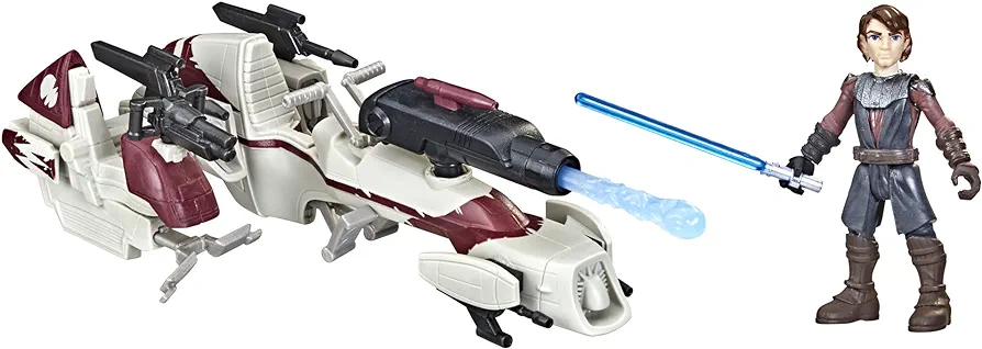 STAR WARS Mission Fleet Expedition Class Anakin Skywalker BARC Speeder Strike 2.5-Inch-Scale Figure and Vehicle for Kids Ages 4 and Up