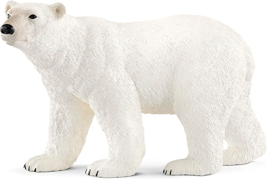 Schleich Wild Life, Animal Figurine, Animal Toys for Boys and Girls 3-8 Years Old, Polar Bear, Ages 3+