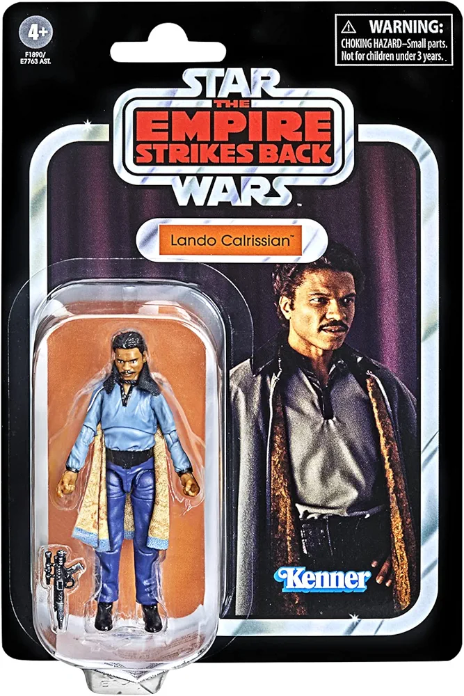 STAR WARS The Vintage Collection Lando Calrissian Toy, 3.75-Inch-Scale The Empire Strikes Back Action Figure, Kids Ages 4 and Up,F1890