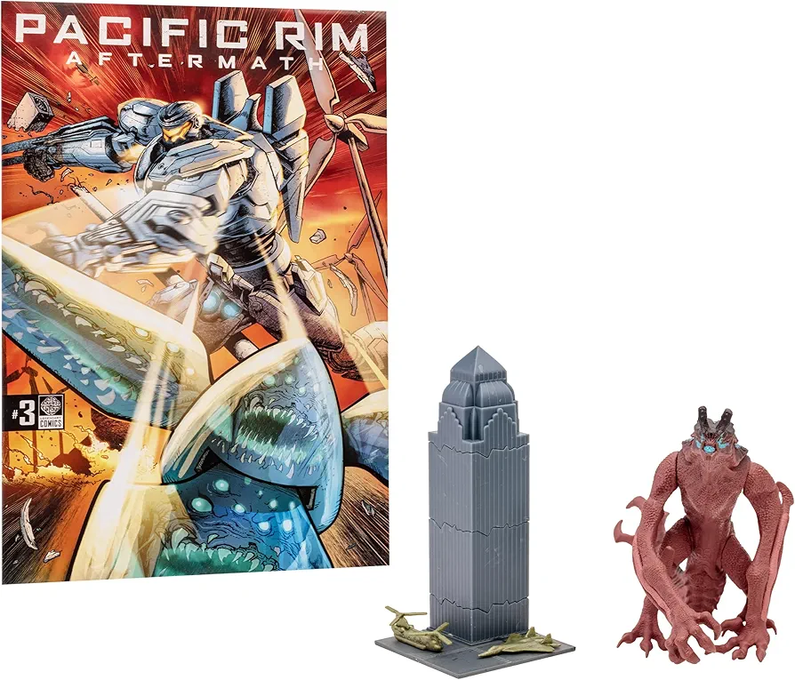 Pacific Rim McFarlane Toys Otachi (Kaiju) 4" Scale Figure Playset with Comic