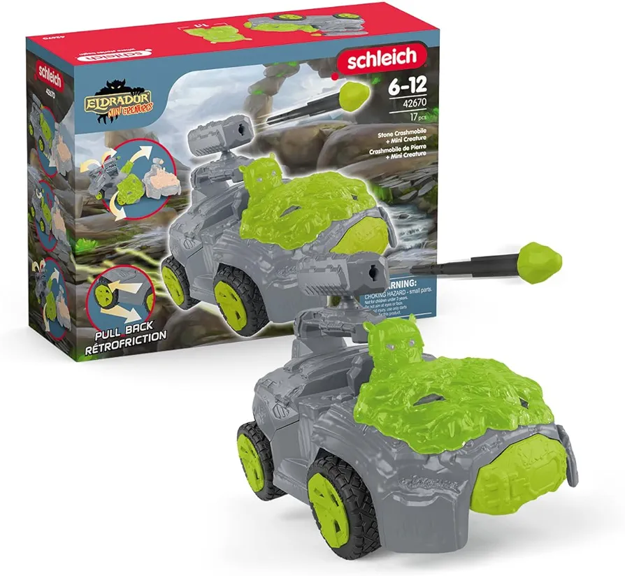 Schleich Stone CrashMobile with Mini Creature