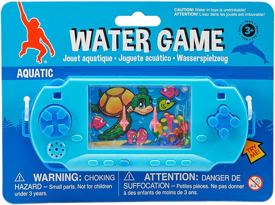 Wild Republic Water Games Aquatic Sensory toys, Kids Gifts, hand held toys, Cuddlekins, 6" ,Blue.