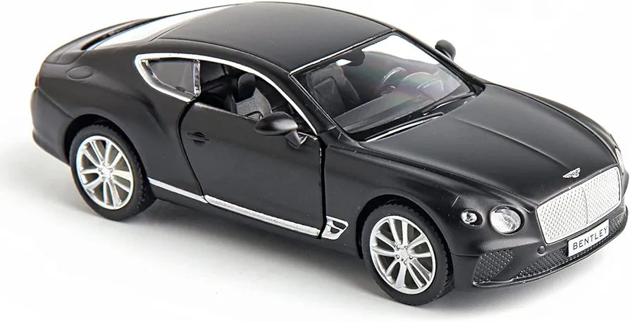 1:36 for Diecasting Alloy Car Model Bentley Continental GT Toy Car, Pull Back Vehicles Toy Car for Toddlers Kids Boys Girls Gift Black