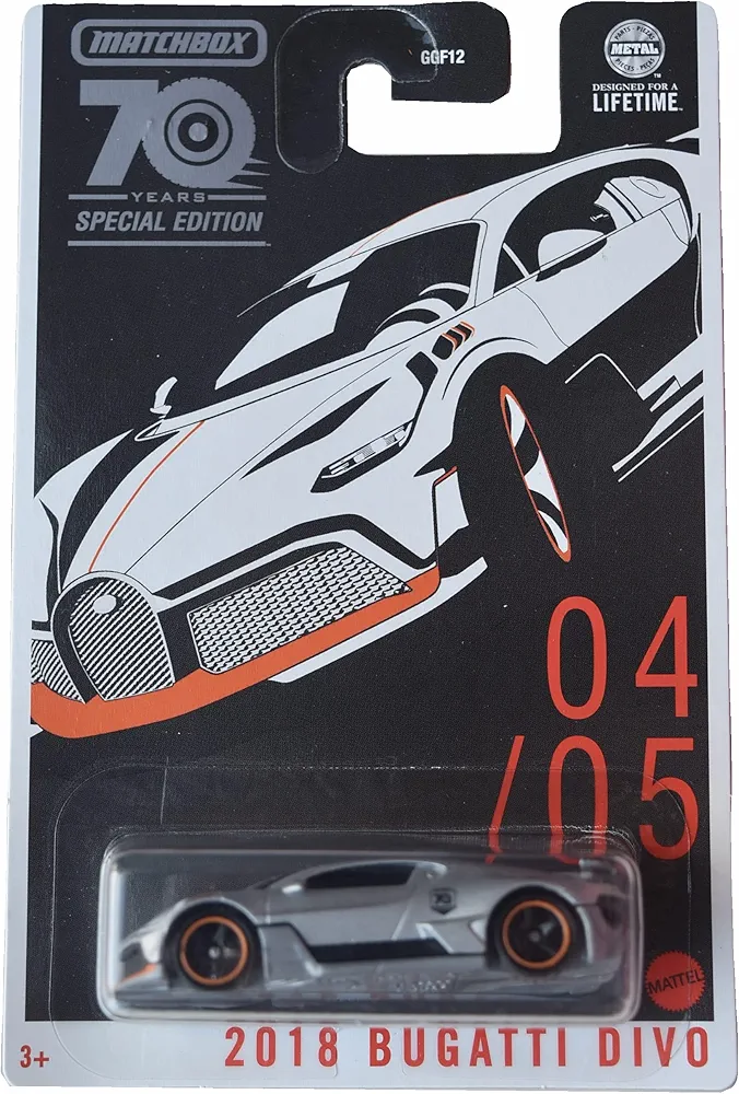 Matchbox 2018 Bugatti Divo, Special Edition