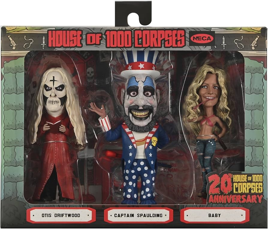 NECA - House Of 1000 Corpses Little Big Head 3Pk