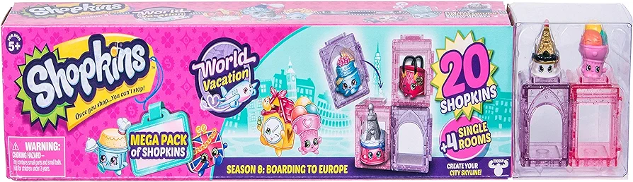 Shopkins World Vacation (Europe) -Mega Pack