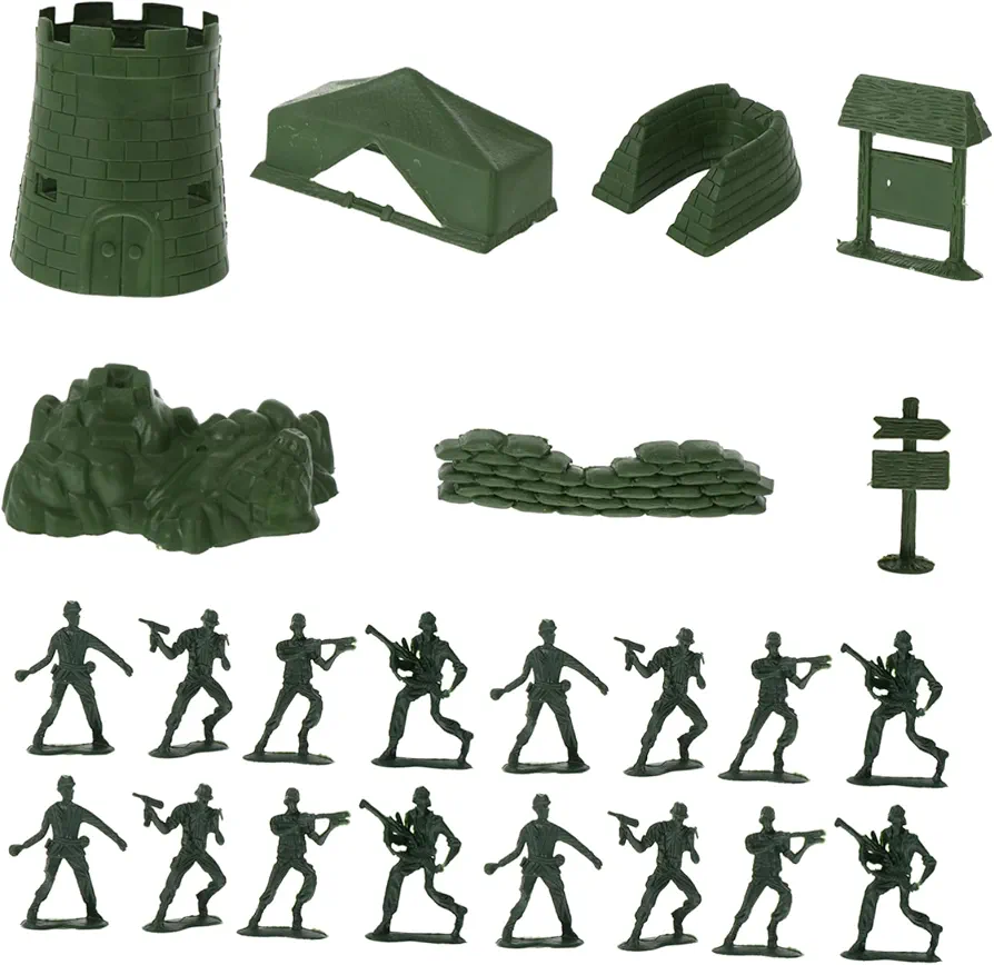 Vaguelly Soldier Molds 100pcs Soldier Model Figures Model Plastic Soldier Model Soldier Toys Mini Model Soldier Action Figures Soldier Figurines Soldier Figures Soldier Model Toy