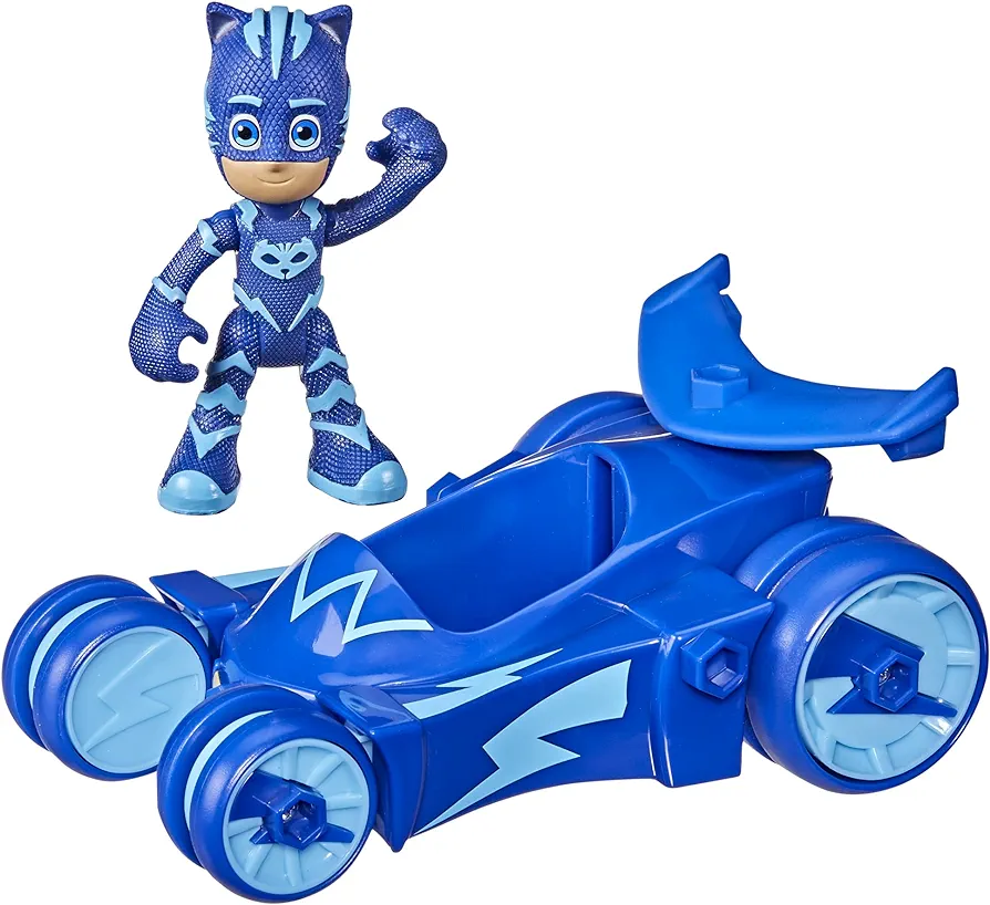 PJ Masks Cat-Car Preschool Toy, Catboy Car with Catboy Action Figure for Kids Ages 3 and Up