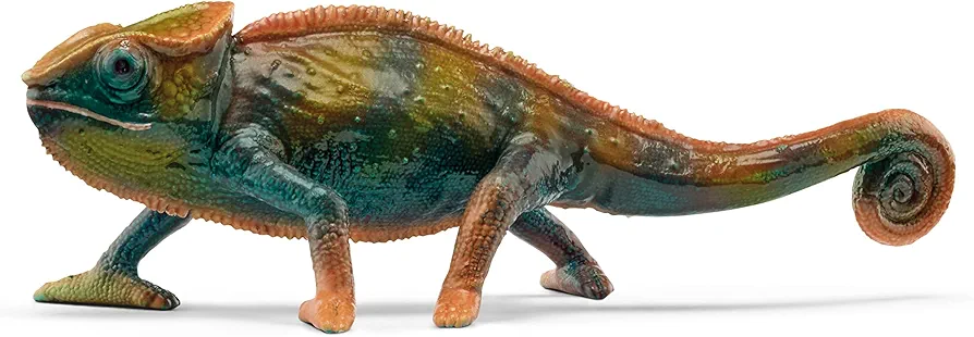 Schleich Wild Life Realistic Color-Changing Chameleon Figure - Wild Animal Toy Figurine, Durable for Education and Imaginative Play for Boys and Girls, Gift for Kids Ages 3+