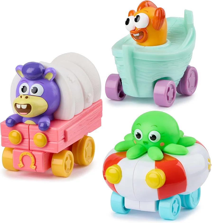 Baby Shark's Big Show! Speedy Sea Vehicle 3-Pack - William, Vola & Chucks