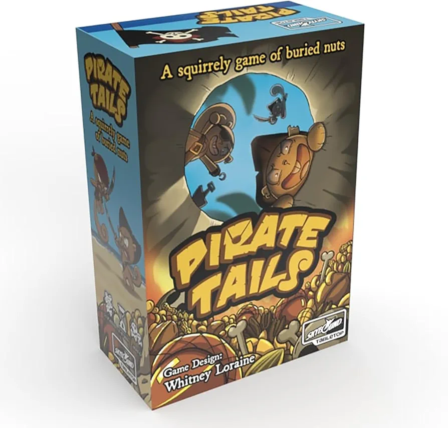 Skybound: Pirate Tails - A Squirrley Game of Buried Nuts, Collection Game, Ages 8+, 2-5 Players