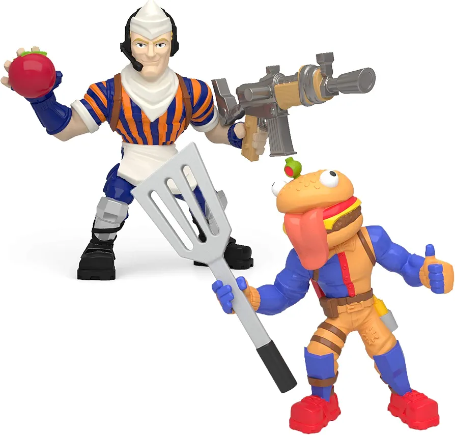 Fortnite Battle Royale Collection - Beef Boss & Grill Sergeant – 2 Pack of Action Figures