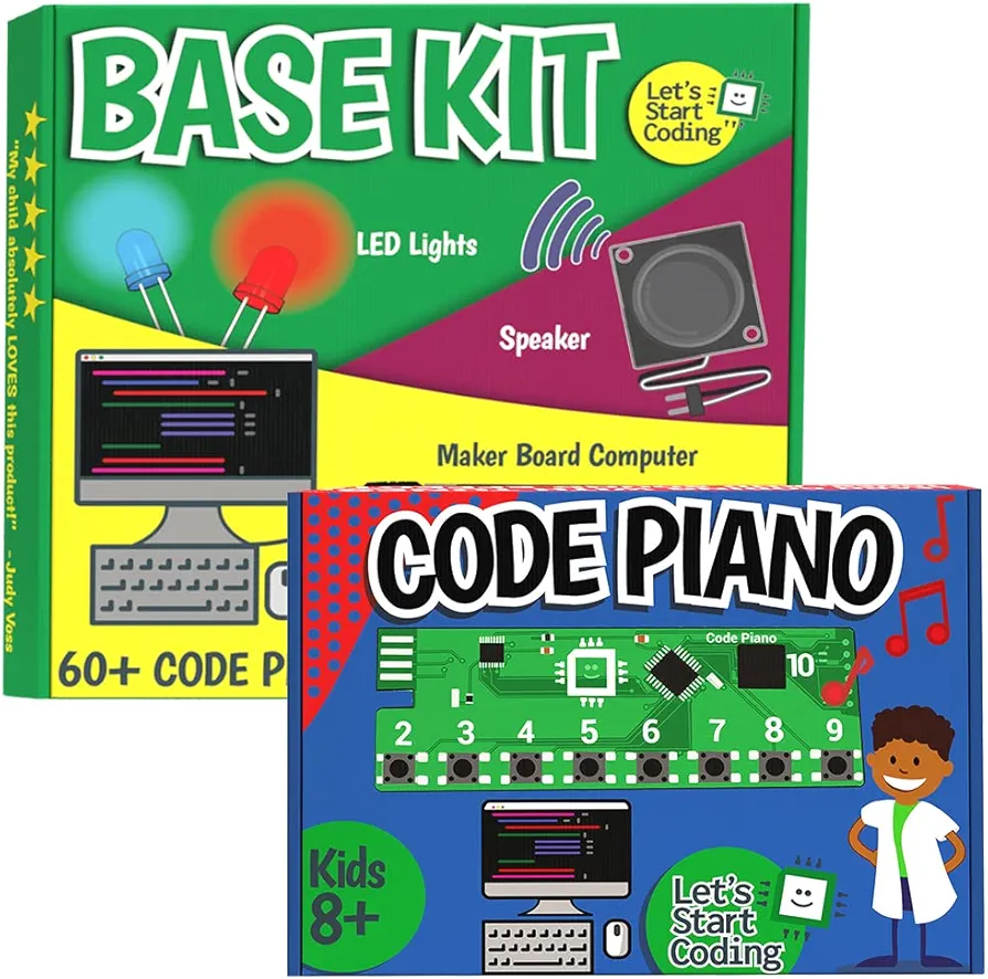 Bundle: Base Coding Kit + Code Piano | STEM Toy for Kids 8-12 | Bundle and Save!