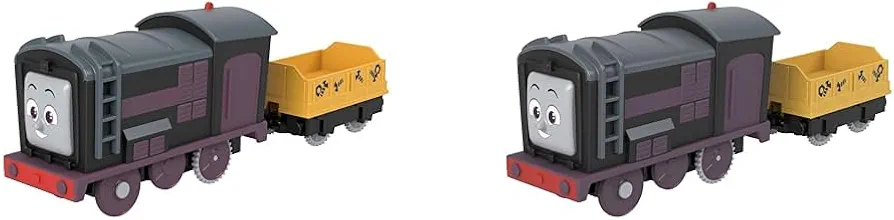 Thomas & Friends Motorized Toy Train Diesel Battery-Powered Engine with Cargo for Pretend Play Preschool Kids Ages 3+ Years​ (Pack of 2)