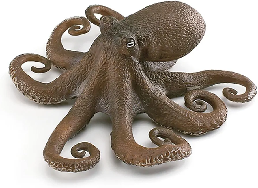 Realistic Ocean Octopus Model Toys, Simulated Sea Octopus Animals Figurine Collection Playset Sea Creature Science Educational Props(Octopus)