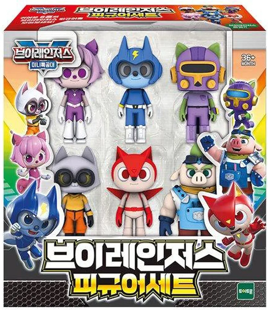 Géneric Miniforce Mini Force V Rangers Series Figure Set Action Toy Korean Ver