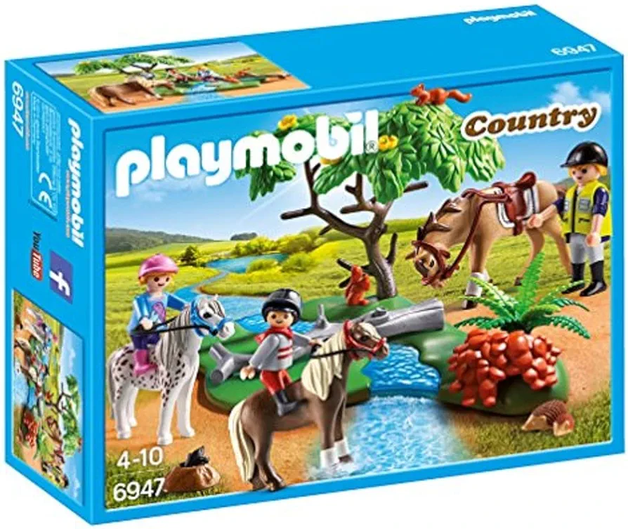 Playmobil 6947 Country Horseback Ride, Fun Imaginative Role-Play, PlaySets Suitable for Children Ages 4+