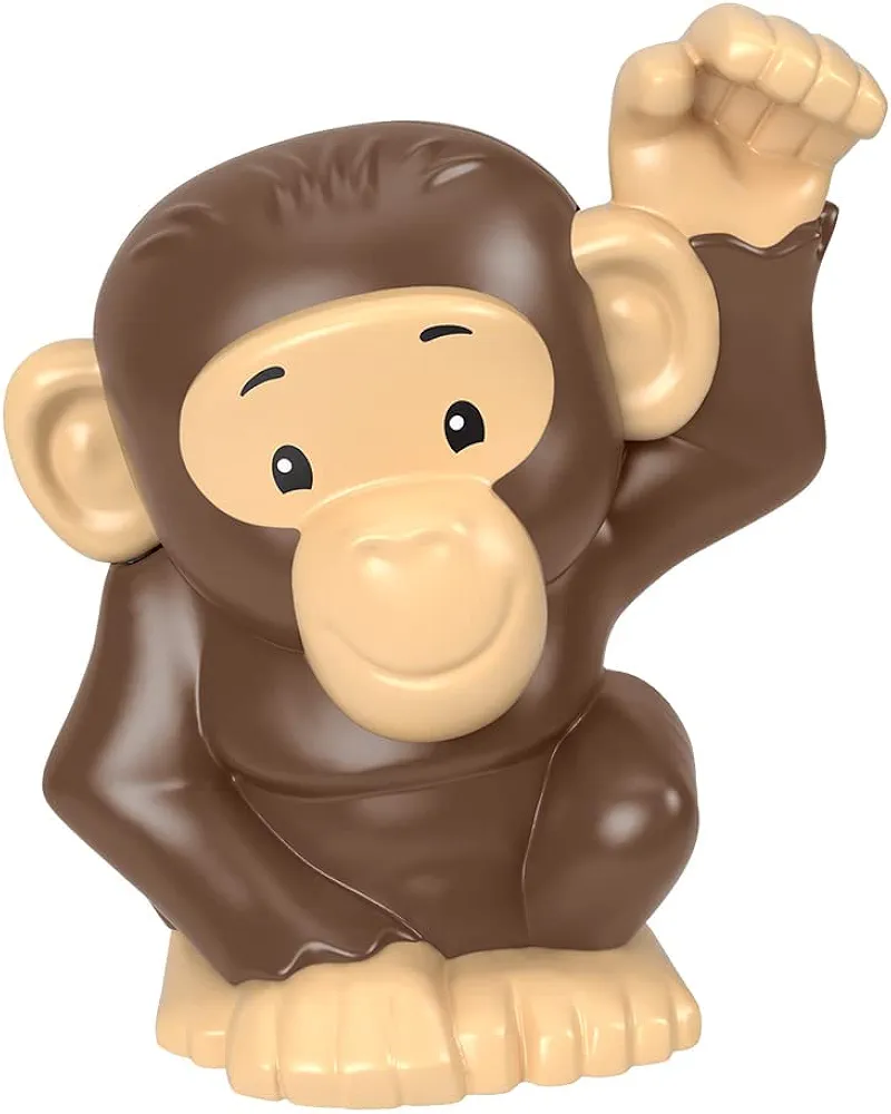 Replacement Part for Fisher-Price Little People Go Wild Safari Guide Figure Pack - GNM37 ~ Replacement Brown Monkey Toy