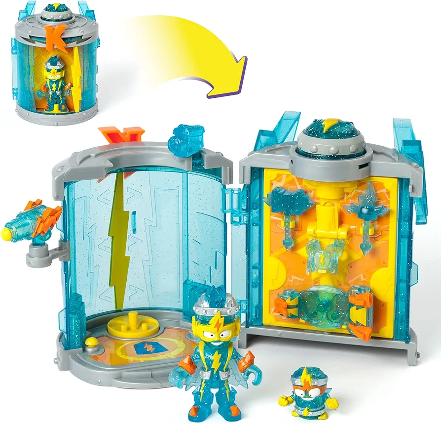 SUPERTHINGS - Kazoom Power Secret Base. The top-Secret Hideaway of Kazoom Power. Includes 1 Kazoom Kid, 1 Exclusive SuperThing and Lots of Accessories