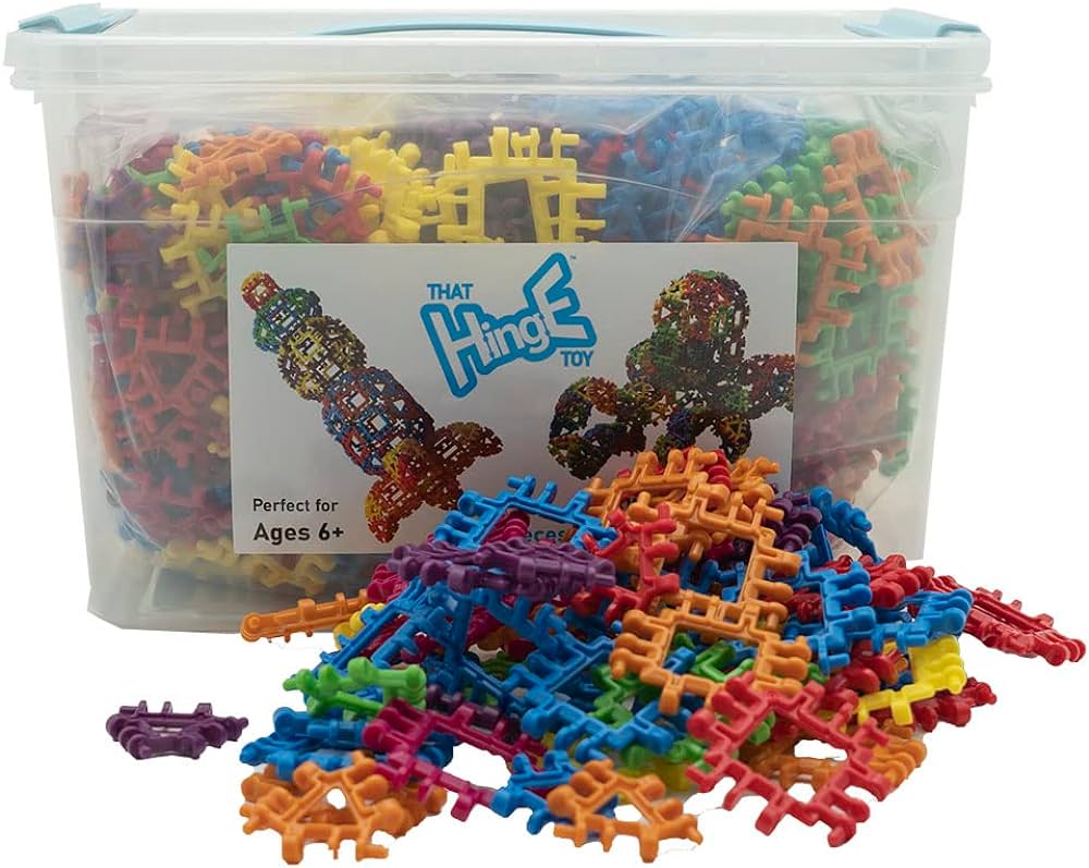 That Hinge Toy 252 Piece Master Set, STEM Construction Toy Building Set